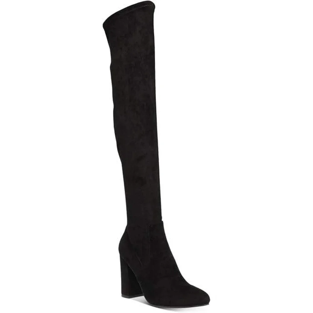 Wild Pair Bravyf Black Over-the-Knee Boots Women's Size 11M New in Box